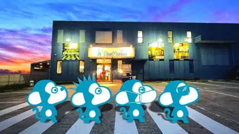 ブルーモンキースタジオ 名東区店：建物の外観