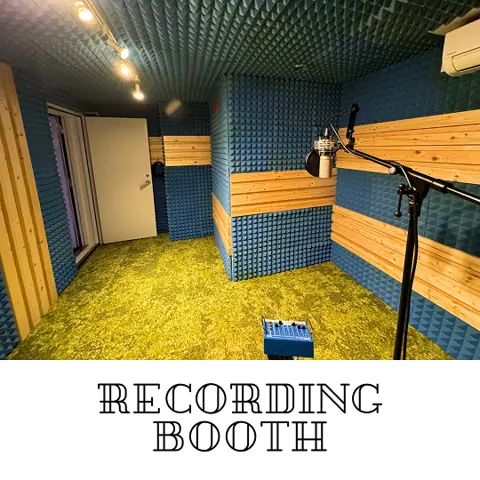 BUZZ RECORDS STUDIO：レコーディングブース