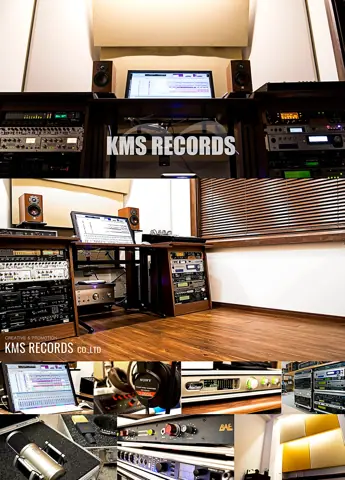 KMSレコード 自社スタジオ（レコーディングスタジオの室内）