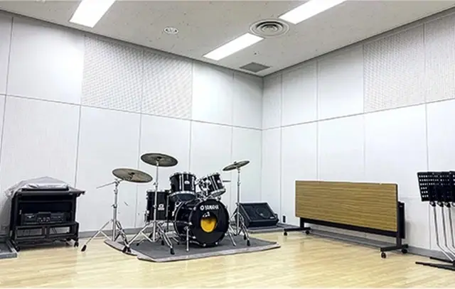 松戸市文化会館 森のホール21 森のスタジオ(音楽練習室2(ドラムセット))