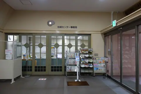 新宿区立柏木地域センター 音楽室:事務室入口