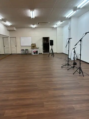 STUDIO HOUSE Y：マイクスタンドのある部屋