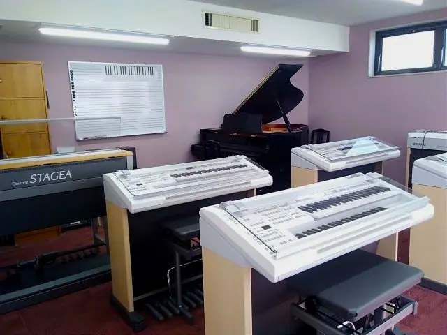 スガナミ楽器 成瀬センター 練習室レンタル（エレクトーンとグランドピアノのある部屋）